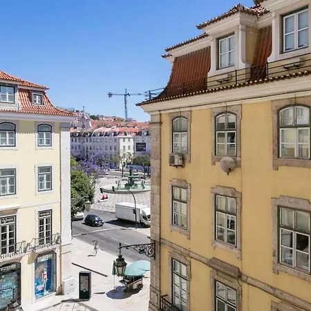Jp39 - Baixa 18th Century Tiles With 2 Bdr! Lisbon