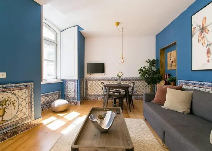 Jp39 - Baixa 18th Century Tiles With 2 Bdr! Apartament *